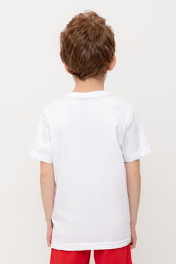 Crockid _ КР 302721-1/белый к550 фуфайка (футболка) для мал  фото 3