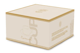 Пара чайная, 1 перс, 2 пр, 220 мл, фарфор N, белая, с золотистым орнаментом, Golden - Anna lafarg фото 2