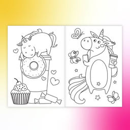 Раскраски детские набор Для девочек, 8 шт. по 12 стр.