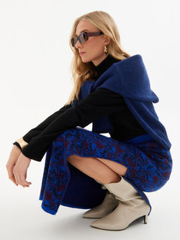 Юбка л1432 т. синий - Стим фото 2