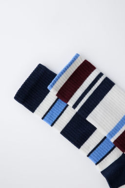 2-PACK OF LONG STRIPED SOCKS - Zara фото 3