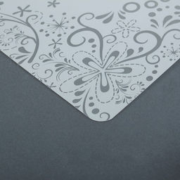 Цена за 12 шт. Салфетка сервировочная на стол Цветочные узоры , 4228 см, цвет белый - Simaland фото 2