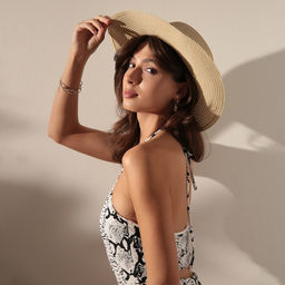 Шляпа женская MINAKU Summer, бежевая, размер 56-58