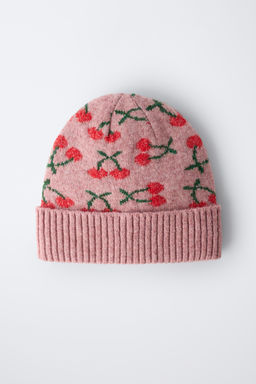 CHERRY KNIT BEANIE - Zara фото 4