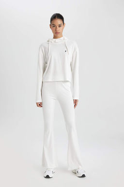 DeFactoFit Flare Fit Standart Boy Ribana Pantolon Ispanyol Paca  фото 2