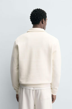 BASIC QUARTER-ZIP SWEATSHIRT - Zara фото 3