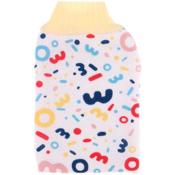 Цена за 3 шт. Мочалка - варежка для тела жесткая "Premium - Telma", цвет белый, 14*24см (ZIP пакет)