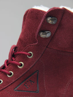 Ботинки EDART 216.212131w. бордо замша/шерсть  фото 16