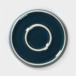 Блюдо с бортиком Хорекс Blu reattivo, d=17.5 см, фарфор, зелёный