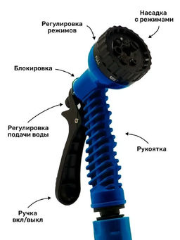Шланг с распылителем растягивающийся 83357