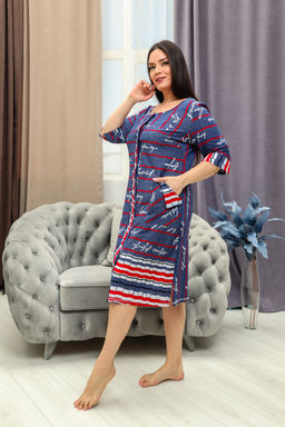 Халат женский Натали 8404 кулирка хлопок фото 13