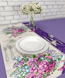 Дорожка столовая Прованс 45*150 см. хлопок 100% - Лен поволжья фото 2