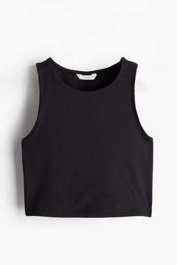 Top de microfibra cropped - H&m фото 5