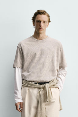 CAMISETA RELAXED FIT  RAYAS / rayas