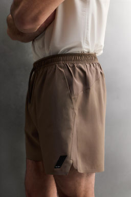 PANTALONES CORTOS B?SICOS ENTRENAMIENTO 7 / Gris topo - Zara фото 5