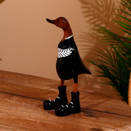 Сувенир «Утка в чёрном», 27 см, дерево