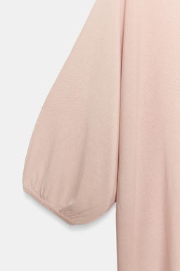 CUERPO OVERSIZE PUNTO / rosa claro - Zara фото 5