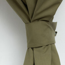 Шторы для кухни для кухни с подхватами Этель Kitchen, 150×180 см, комплект - 2 шт., зелёные