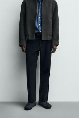 STRAIGHT-LEG CORDUROY TROUSERS - Zara фото 11