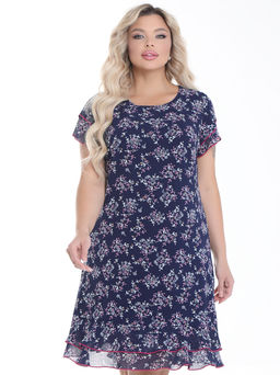 Платье П-2171/20 Цвет:т.синий