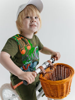 Футболка для мальчика цвета хаки - Kogankids фото 31