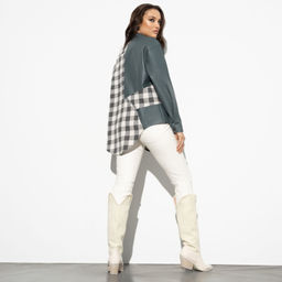 Рубашка Модная импровизация (грэй) - Charutti фото 5