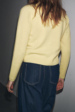 BASIC 100% WOOL SWEATER - Zara фото 3