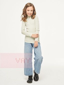 Свитер детский 212-10112. EST-TA бл.зелёный