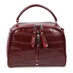 Женская кожаная сумка через плечо под крокодила 0171-7 - Cidirro фото 2