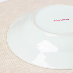 Тарелка керамическая глубокая Доляна Моника, 550 мл, d=20 см, цвет белый  фото 3