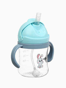 Поильник- непроливайка с трубочкой, голубой, Mum&Baby