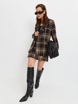 Двубортный пиджак из фактурной ткани - TO BE ONE фото 5