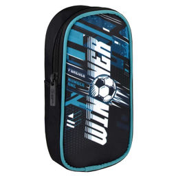 Пенал школьный Феникс+, арт.61282/ 24 ПОБЕДИТЕЛЬ (без наполнения, 10х20.5х4 см, полиэстер, молния, с