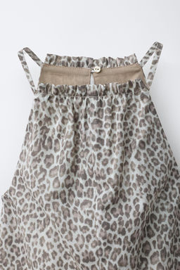 MONO CORTO ANIMAL PRINT / Marr?n / Crudo - Zara фото 6
