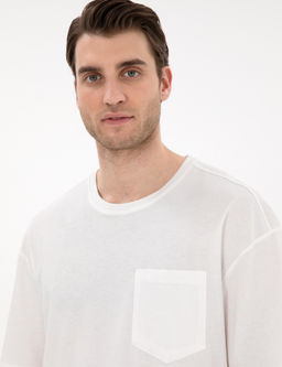 Ekru Comfort Fit Basic Ti__rt - Pierre cardin фото 2