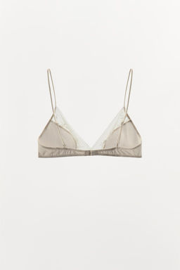 LACE TRIANGLE BRALETTE - Zara фото 5