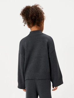 ACOOLA / Джемпер детский для девочек Miranda темно-серый  фото 3