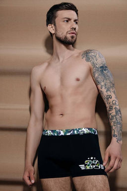 DIWARI TATTOO SHORTS 862 (на вешалке) nero-green - Conte elegant фото 2