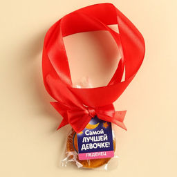 Леденец с печатью, на ленте Самой лучшей девочке, вкус: тутти-фрутти, 25 г. - Simaland фото 3