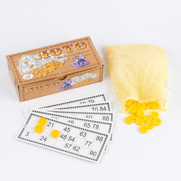 Русское лото 24 карточки, 90 фишек