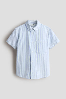 Camisa de manga corta en algod?n - H&m фото 3