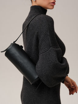 Кожаная сумка Tube DBR 31343 черный  фото 2