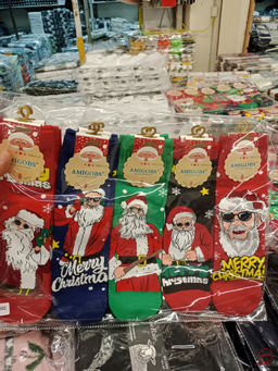 Новогодние носки с рисунком