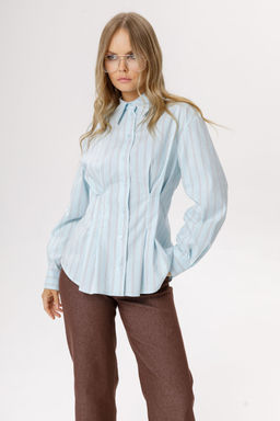 Рубашка Pirs 6556 голубой