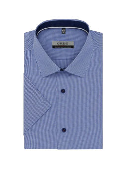 Сорочка мужская короткий рукав GREG 214/209/7404/1p