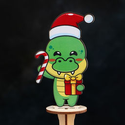 Салфетница деревянная Доляна Счастливый Дракончик, символ года 2024, 23,599 см  фото 3