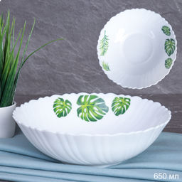 Тарелка глубокая суповая 650 мл 175 мм тарелка глубокая / TW-70XN (7242) /уп 48/ Монстера