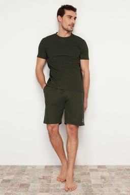 TRENDYOL MAN Mavi Regular Fit Waffle Sortlu Pijama Tak?m? TMNSS23PT00032 - Trendyolmilla фото 70