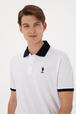 Erkek Beyaz Basic Ti__rt Sepette S_rpriz _ndirim - U.s. polo assn фото 3