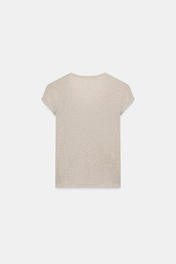 TOP CHAQUETA COMBINADO LAZO / Beige vigor? - Zara фото 3